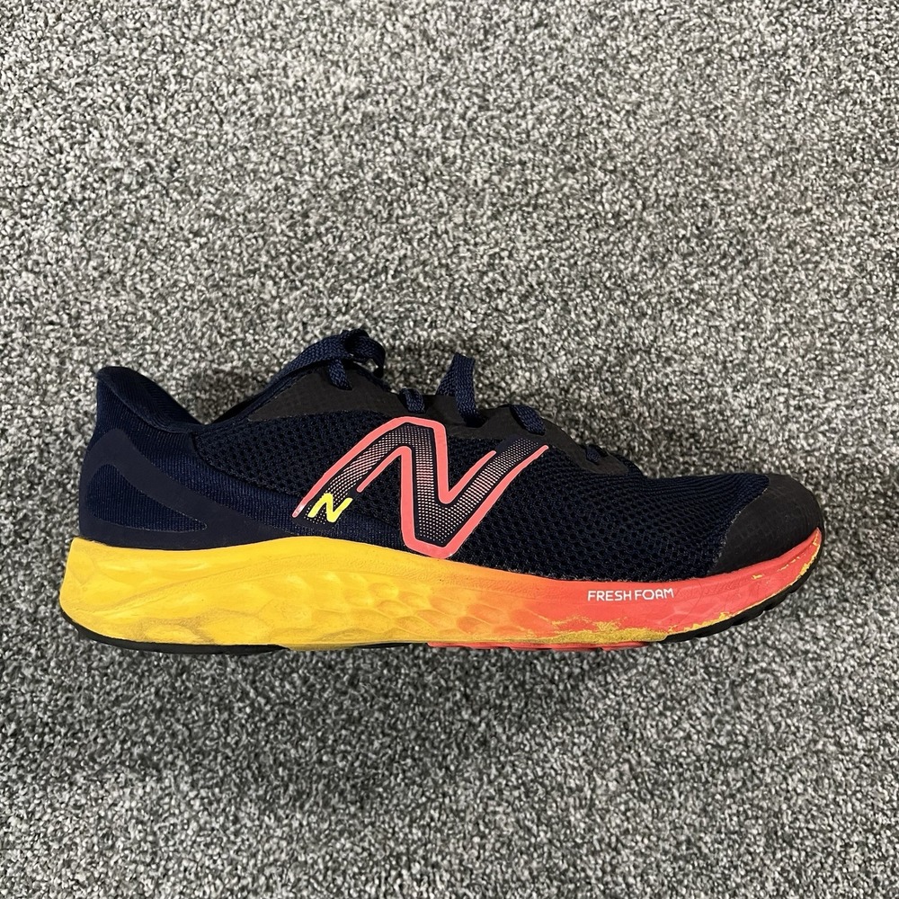 New Balance Fresh Foam Arishi v4 Running Shoes Navy Orange Boys Size 6 GPARIKB4